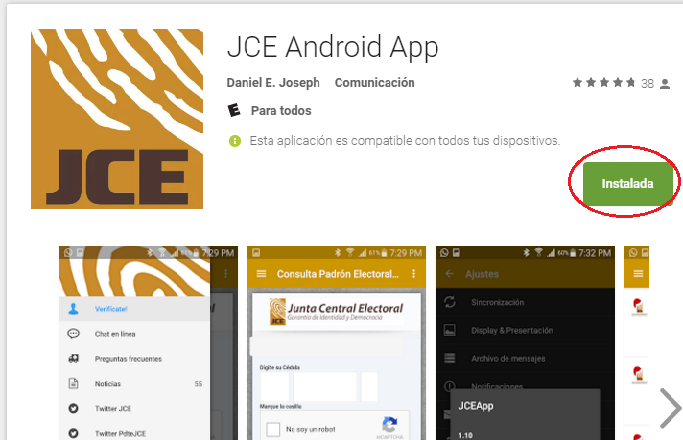 jce instalar